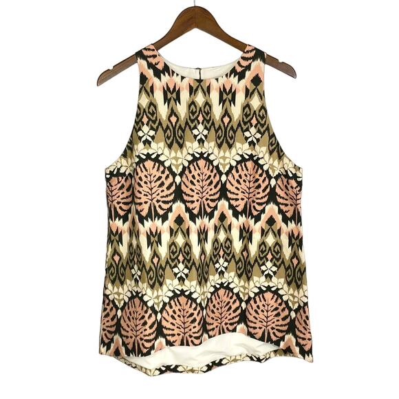 Tyler Boe | NWT Melissa Linen Tunic Multi Print Sleeveless Top - Picture 3 of 13